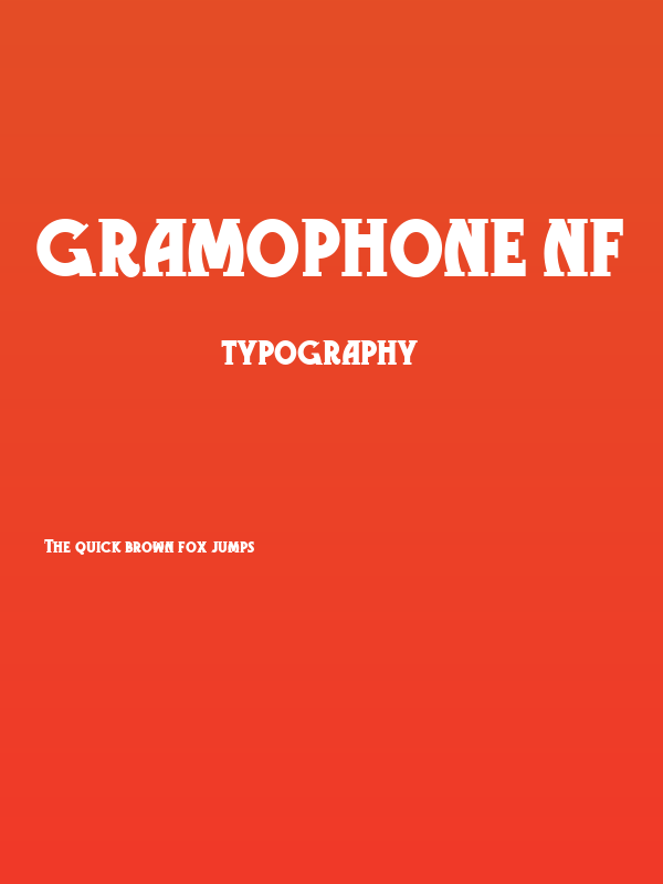 Gramophone NF Poster