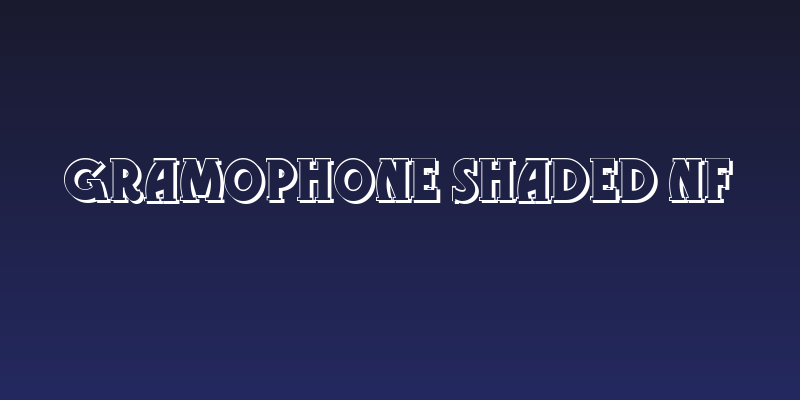 Gramophone Shaded NF Social Header