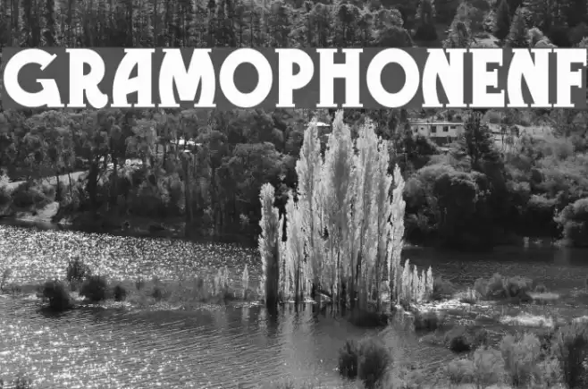 GramophoneNF Font examples