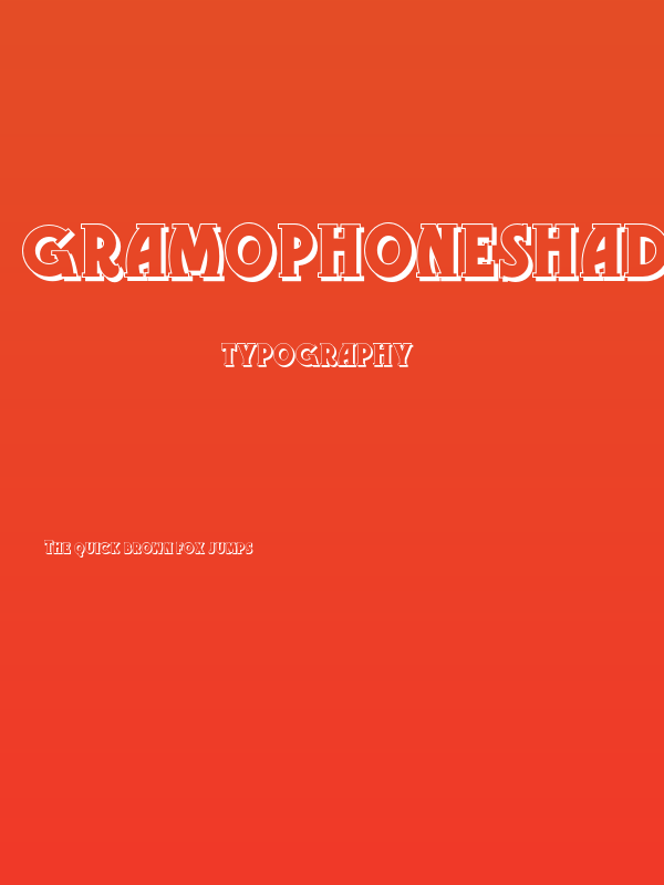GramophoneShadedNF Poster