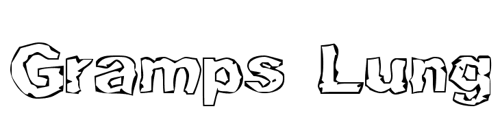 Gramps Lung Font
