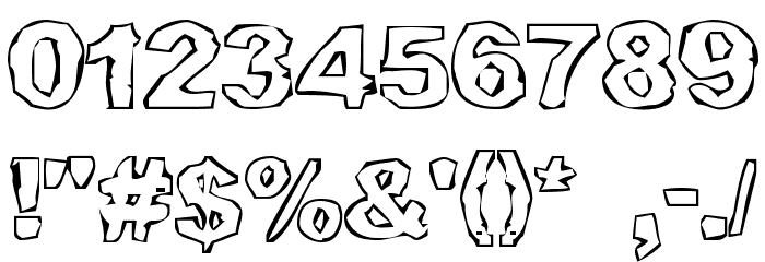 Gramps Lung Font OTHER CHARS