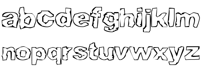 Gramps Lung Font LOWERCASE