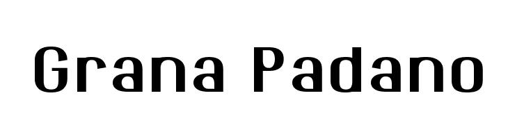 Grana Padano  フリーフォントのダウンロード