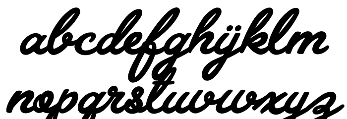 Granada Blues Personal Use Regular Font LOWERCASE