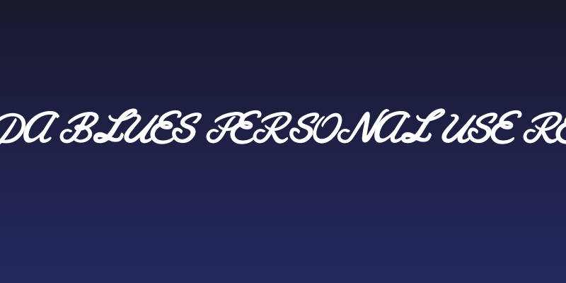 Granada Blues Personal Use Regular Social Header