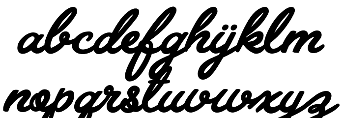 Granada Blues Personal Use Regular Font LOWERCASE