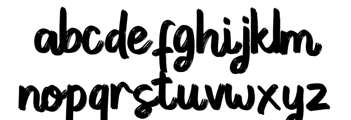 Granada Font LOWERCASE