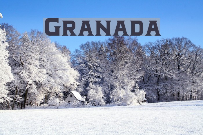 Granada Font examples