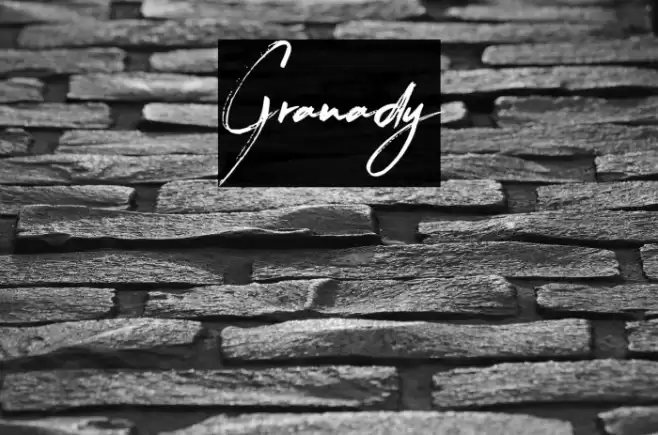 Granady Font examples