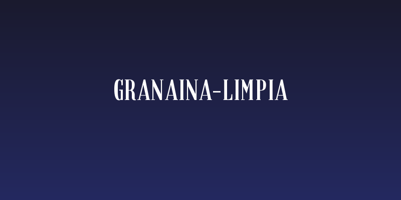 Granaina-limpia Social Header