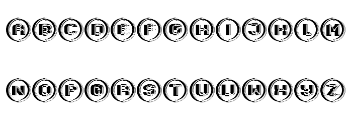 Granary Capitals Regular Font LOWERCASE