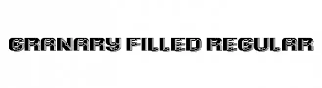 Granary Filled Regular  नि: शुल्क फ़ॉन्ट्स डाउनलोड