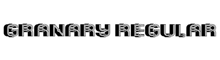 Granary Regular Шрифта