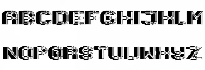 Granary Regular Font Alte caractere