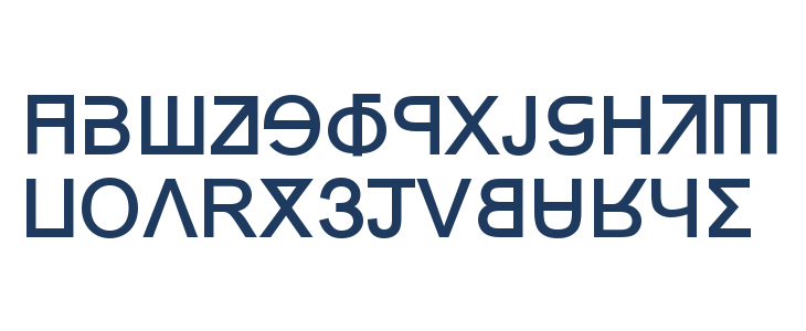 Grand Alphabet [Arial] Uppercase