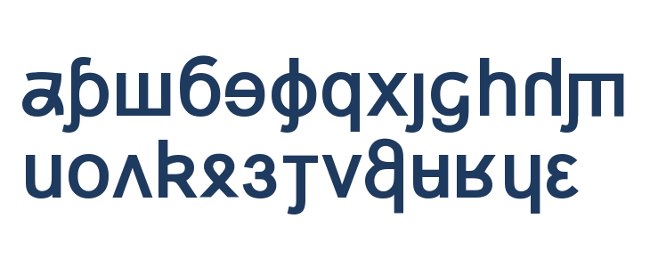 Grand Alphabet [Arial] Lowercase