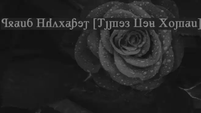 Grand Alphabet [Times New Roman] Font examples