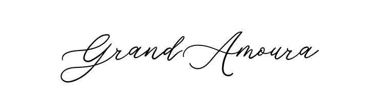 Grand Amoura  font caratteri gratis