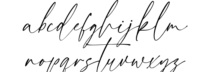 Grand Astoria Font LOWERCASE