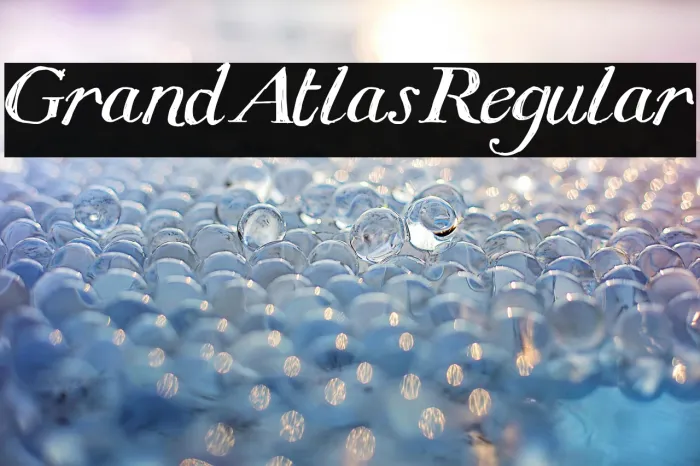 Grand Atlas Regular Example 2