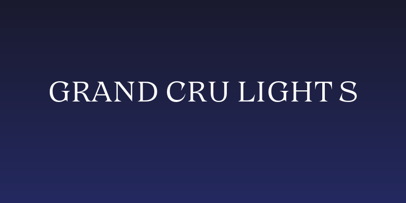 Grand Cru Light S Social Header