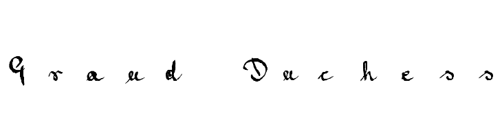 Grand Duchess  Free Fonts Download