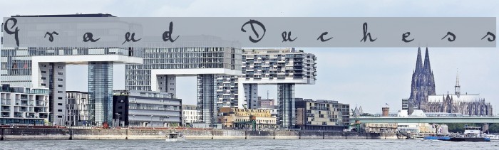 Grand Duchess Font examples