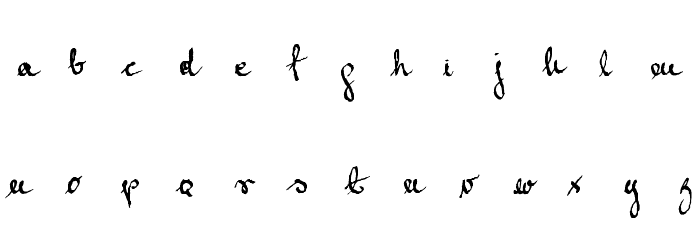 Grand Duchess Font LOWERCASE
