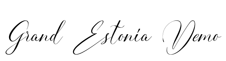 Grand Estonia Demo  font caratteri gratis