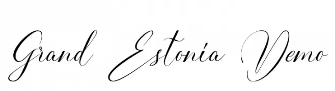 Grand Estonia Demo  Descarca Fonturi Gratis