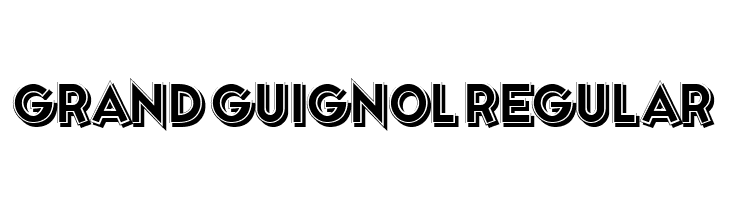 Grand Guignol Regular  Frei Schriftart Herunterladen