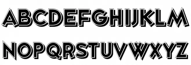 Grand Guignol Regular Font Litere mari