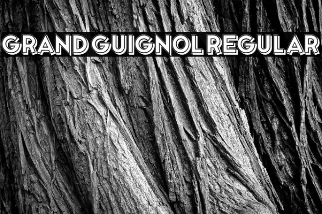 Grand Guignol Regular Font examples