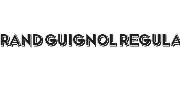 Grand Guignol Regular Logo