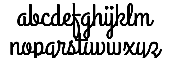 Grand Hotel Font LOWERCASE