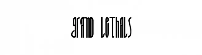 Grand Lethals  baixar fontes gratis