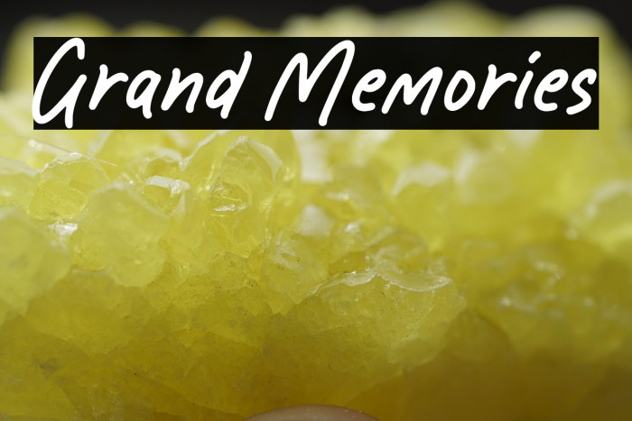 Grand Memories Example 1