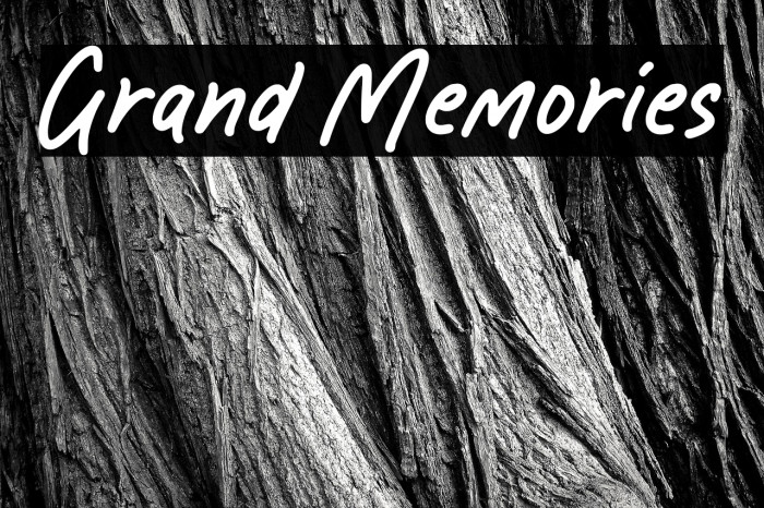 Grand Memories Example 2