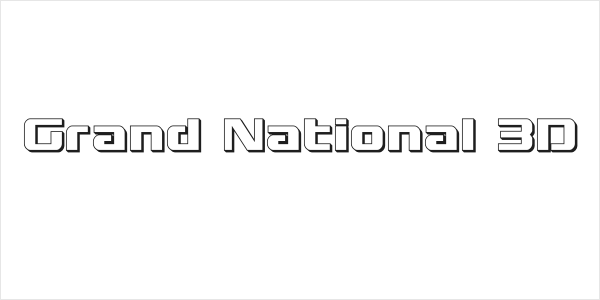Grand National 3D Logo