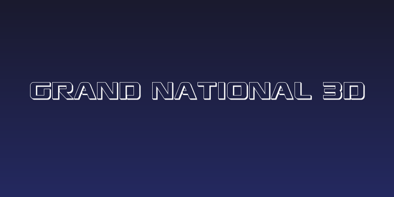 Grand National 3D Social Header