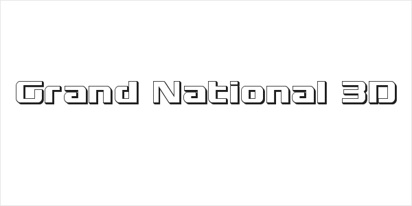 Grand National 3D Logo
