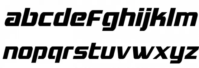 Grand National Condensed Italic Fuentes MINÚSCULAS