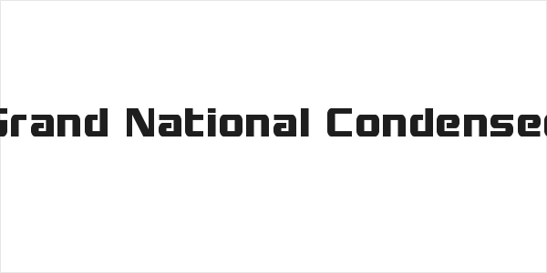 Grand National Condensed Logo