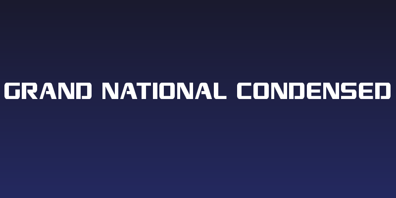 Grand National Condensed Social Header
