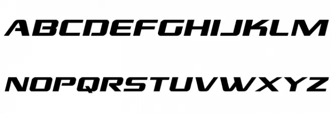 Grand National Expanded Italic Fonte MAIÚSCULAS