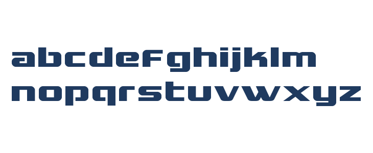 Grand National Expanded Lowercase