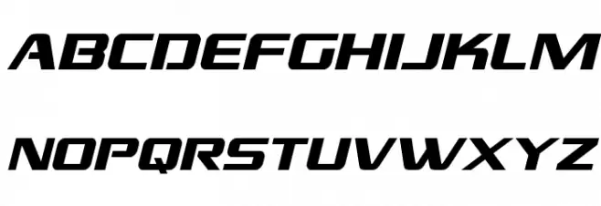 Grand National Italic Schriftart Groß