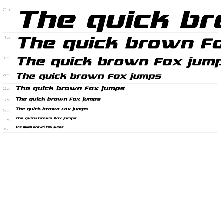 Grand National Italic Waterfall