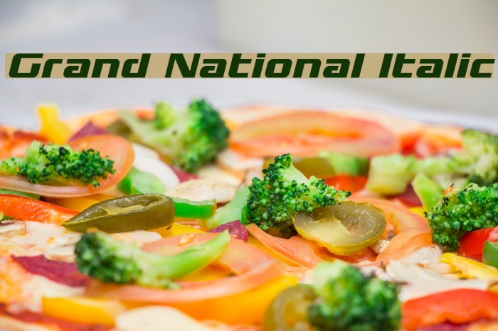 Grand National Italic Example 3